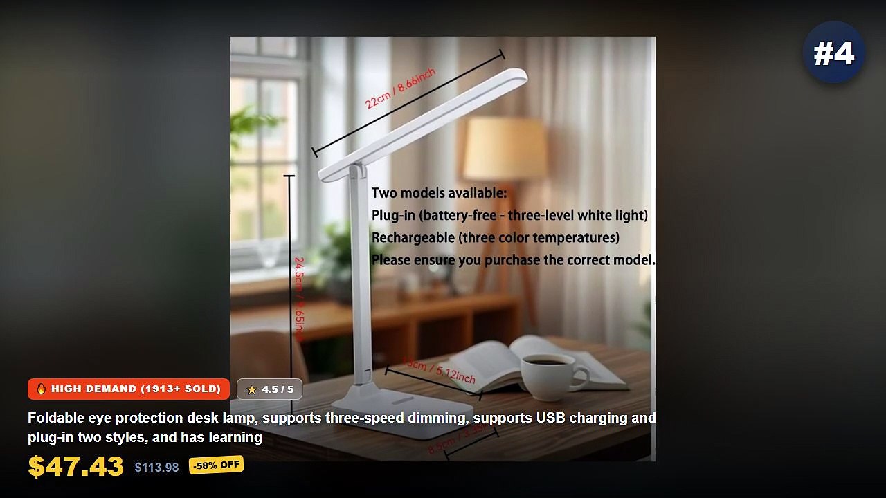 Amazing Electric Desk Lamp You Need To See - Mi...