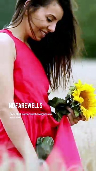 No farewells