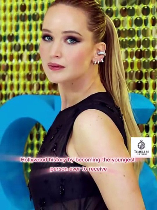Jennifer Lawrence earned a place in Hollywood history by becoming the youngest person ever to receive four Academy Award acting nominations before turning 26.