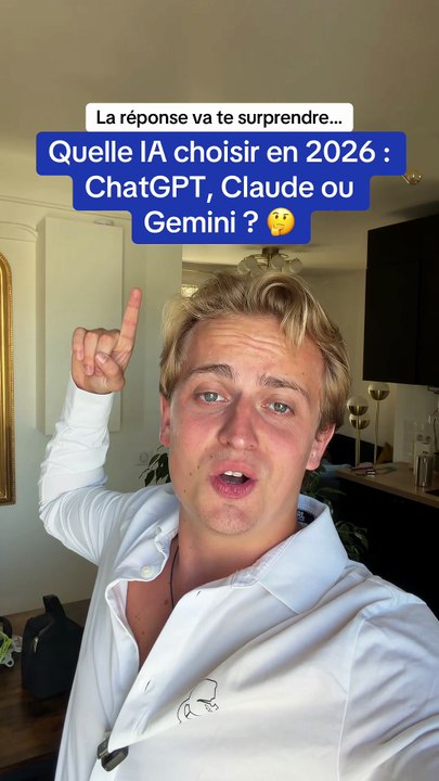 Quelle IA choisir en 2026 : ChatGPT, Claude ou Gemini ? 🤔 La réponse va te surprendre 🔥
