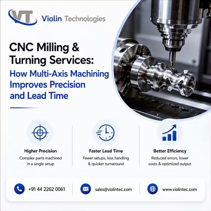 Expert CNC Machining & Turning Services | Violin Technologies