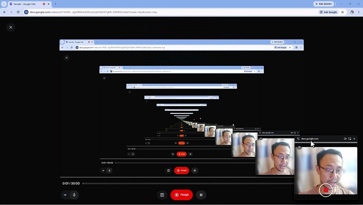 Google Vids 46 Recording Screen and Camera