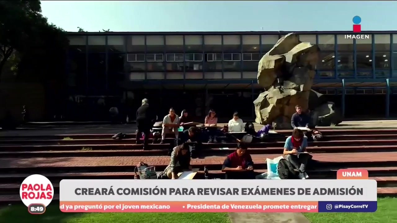 UNAM creará comisión para revisar exámenes de admisión | De Pisa y Corre con Paola Rojas