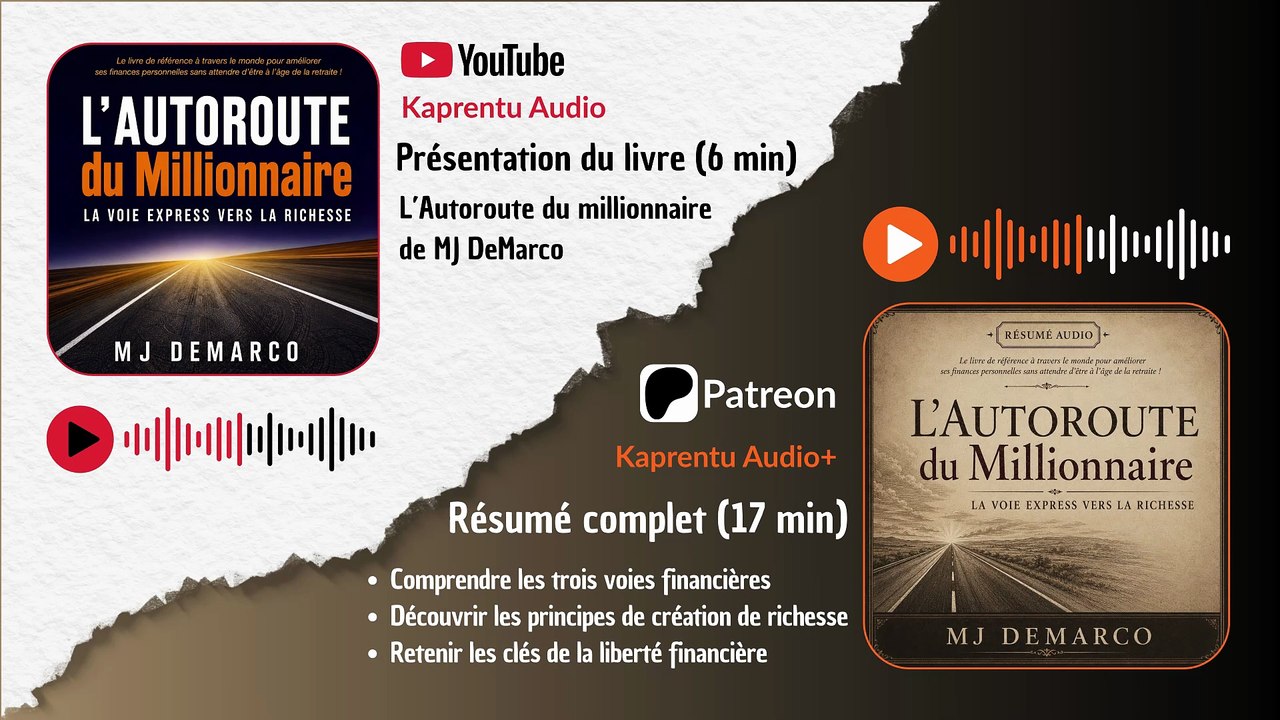 L’autoroute du millionnaire : Pourquoi travailler dur ne suffit pas pour devenir riche