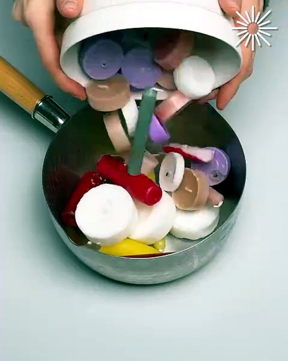 ASMR unique candle making🕯️
