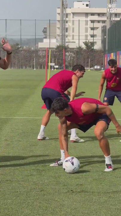 Barcelona erntrenamiento