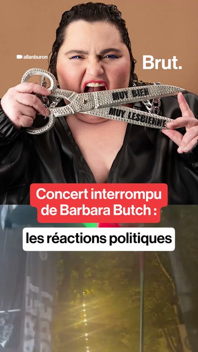 Concert interrompu de Barbara Butch : les réactions politiques.