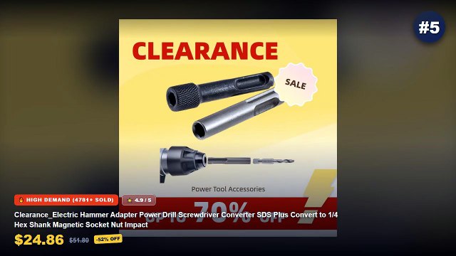 Why Everyone Is Buying Electric Drill Bits - Clearance_Electric Hammer Adapter Power Drill Screwdriver Converter SDS Plu...