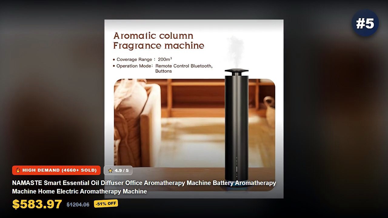 Cheap & Best Essential Oil Diffuser For Office Unboxing & Review - NAMASTE Smart Essential Oil Diffuser Office Aromather...