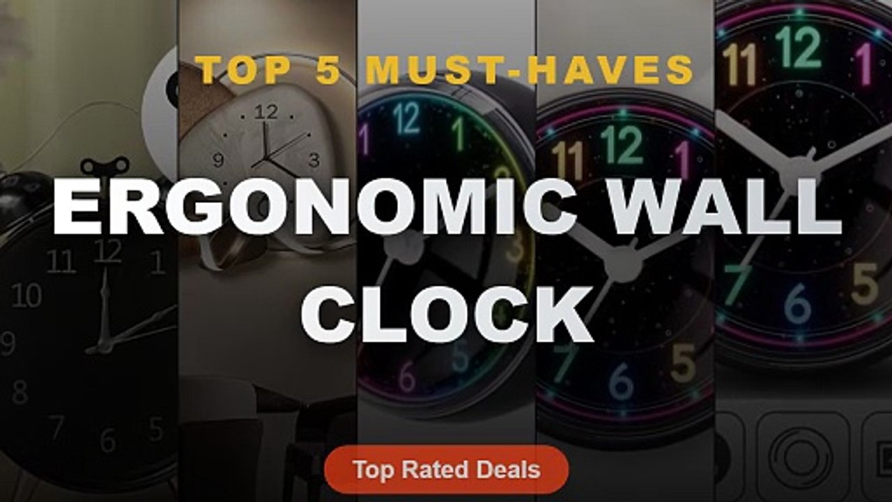 Ergonomic Wall Clock: Top 5 Best Sellers - Mechanical Clock Winding Key, Ergonomic Hand Tool, Easy Operate Maintenance A...