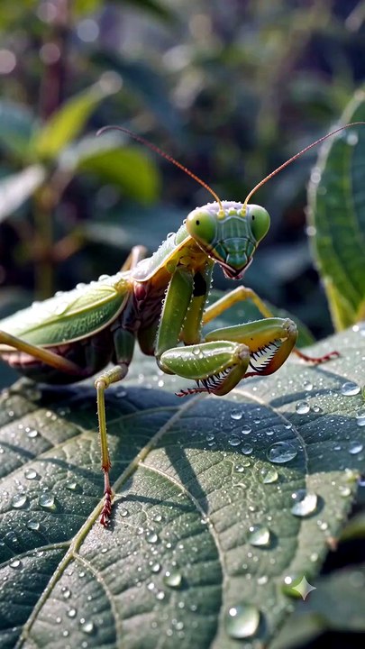 Praying Mantis : The patient predator with lightning-fast reflexes