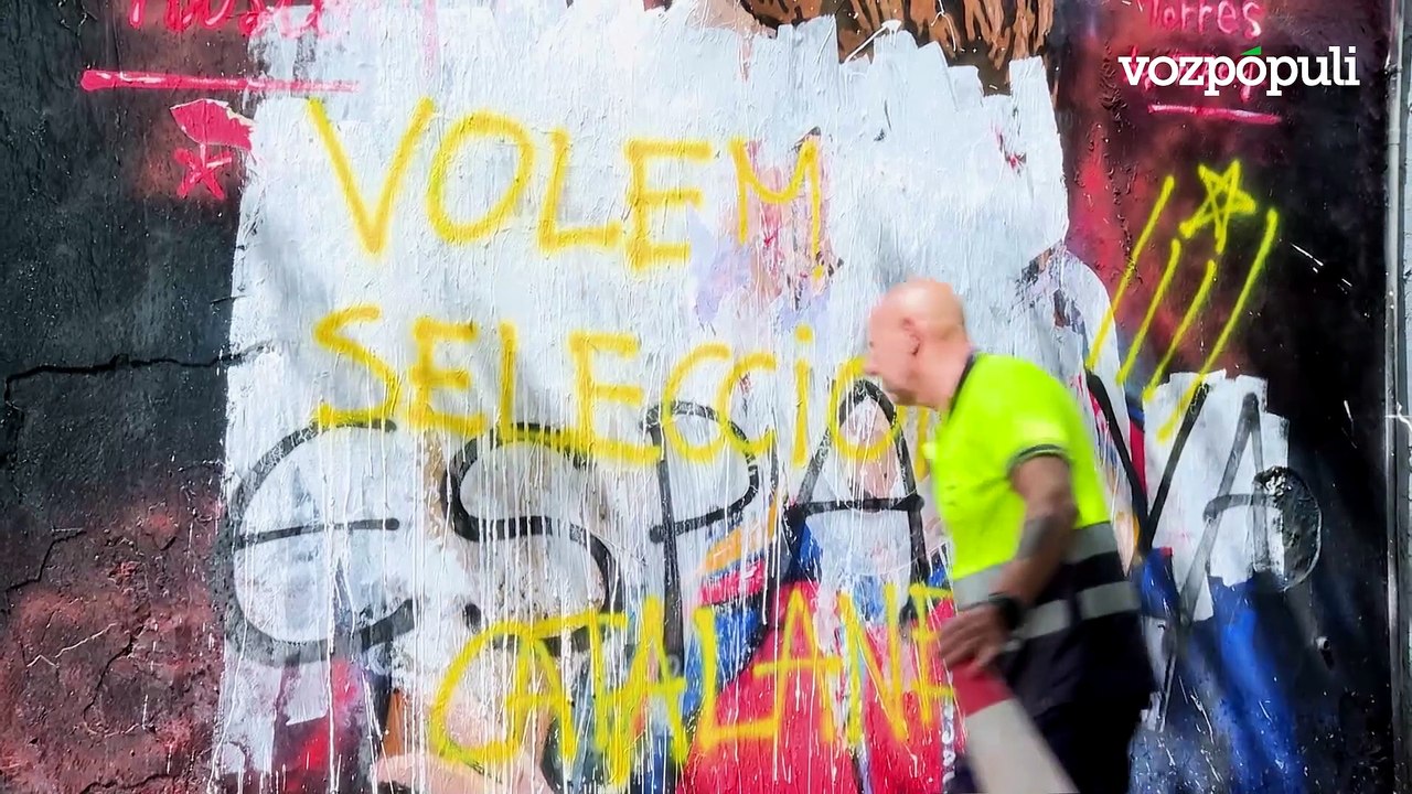 Vandalizan en Barcelona el mural dedicado a Ferran Torres creado por TVBoy