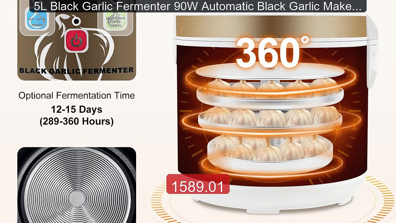 5L Black Garlic Fermenter 90W Automatic Black Garlic Maker wit... -- Hot Deal 2026 | Limited Offer!