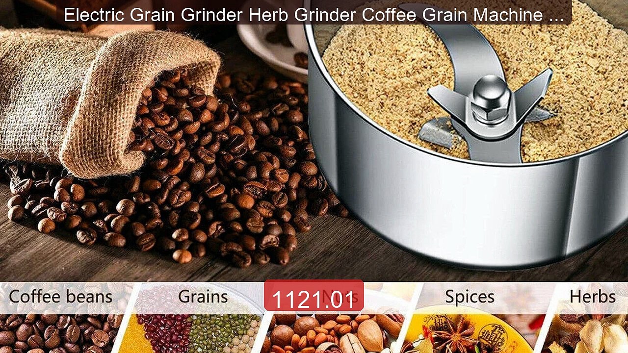 Electric Grain Grinder Herb Grinder Coffee Grain Machine Spices Mi... -- Best Deal 2026 | Shop Now!
