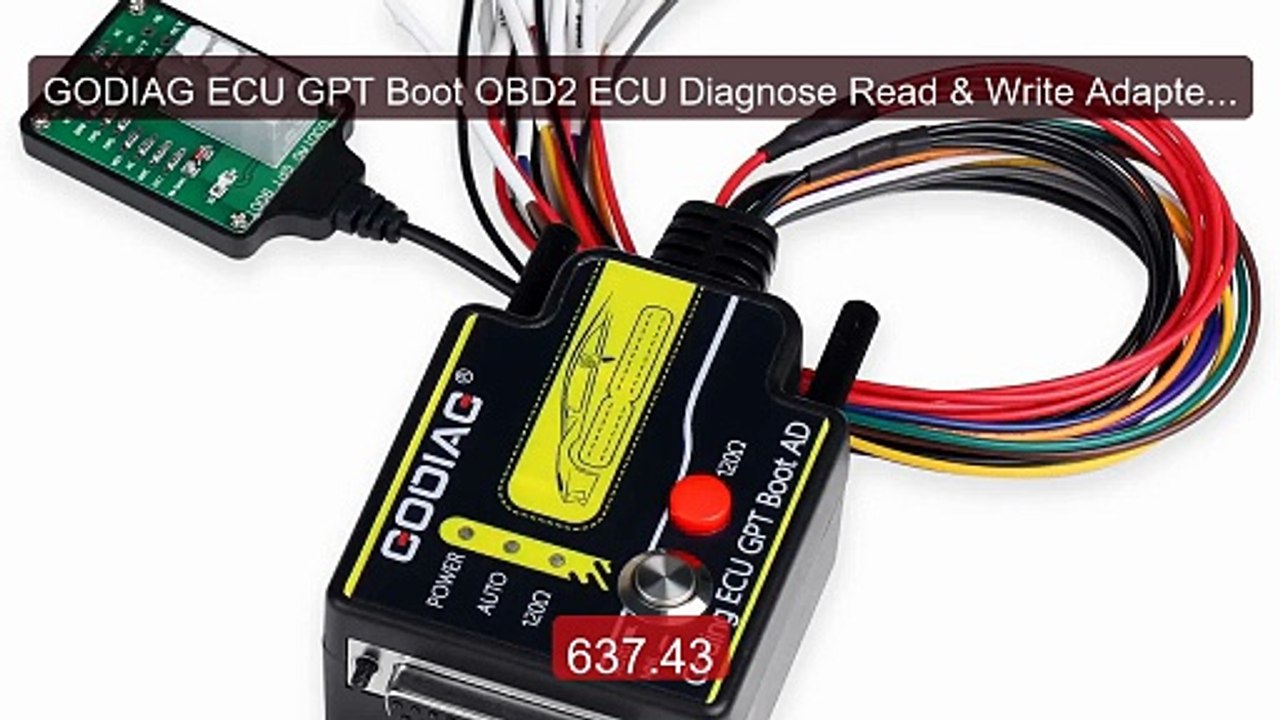 GODIAG ECU GPT Boot OBD2 ECU Diagnose Read & Write Adapter wor... -- Best Buy 2026 | Great Quality!