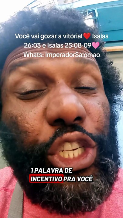 Você vai gozar a vitória!❤️ Isaías 26:03 e Isaías 25:08-09 Whats: ImperadorSalomao