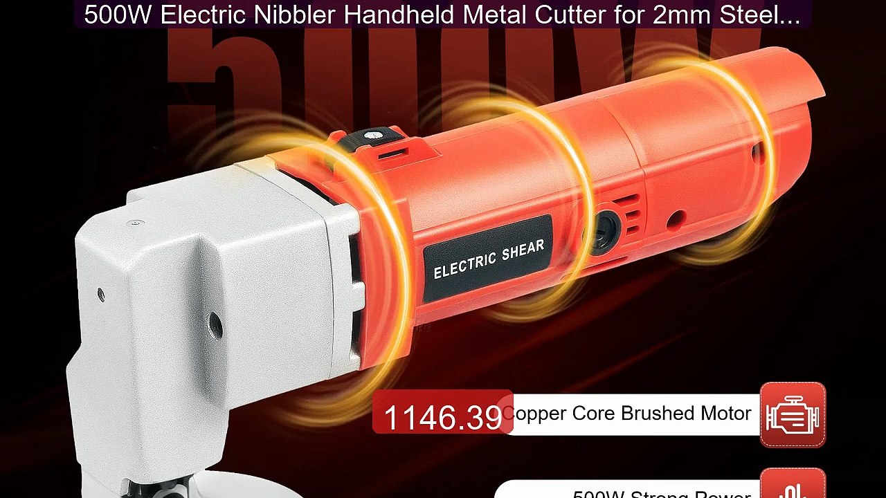 500W Electric Nibbler Handheld Metal Cutter for 2mm Steel Plat... -- Hot Deal 2026 | Limited Offer!