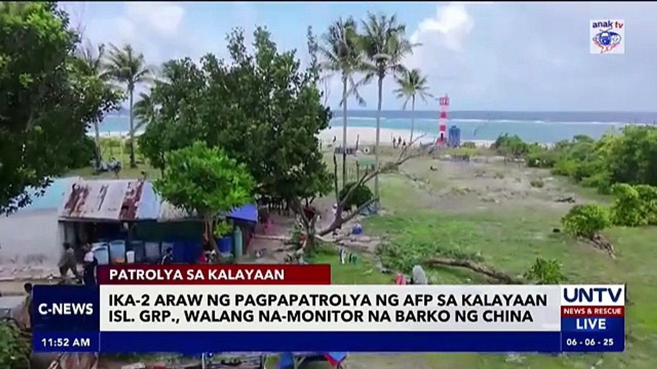 AFP, walang namonitor na barko ng China sa ika-2 araw ng pagpapatrolya sa Kalayaan Group of Islands [Full Movie]