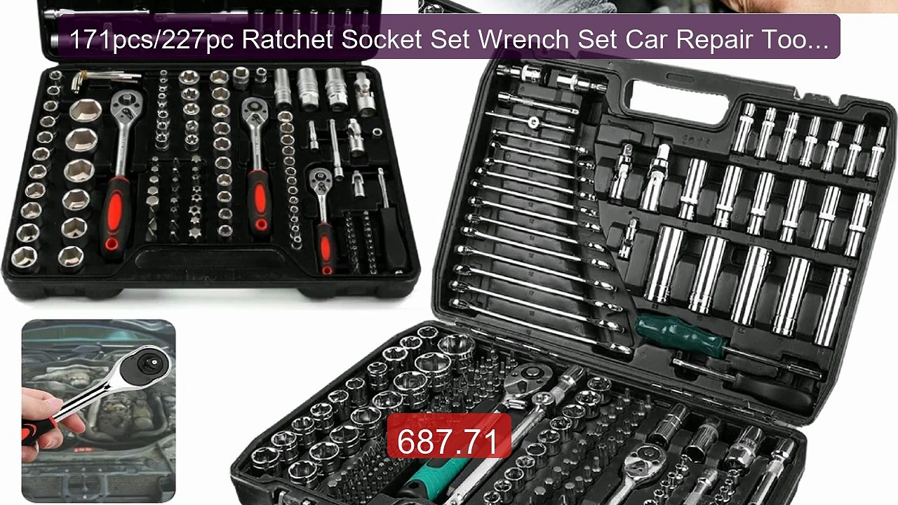 171pcs/227pc Ratchet Socket Set Wrench Set Car Repair Tool ... -- Top Pick 2026 | Unbeatable Price!