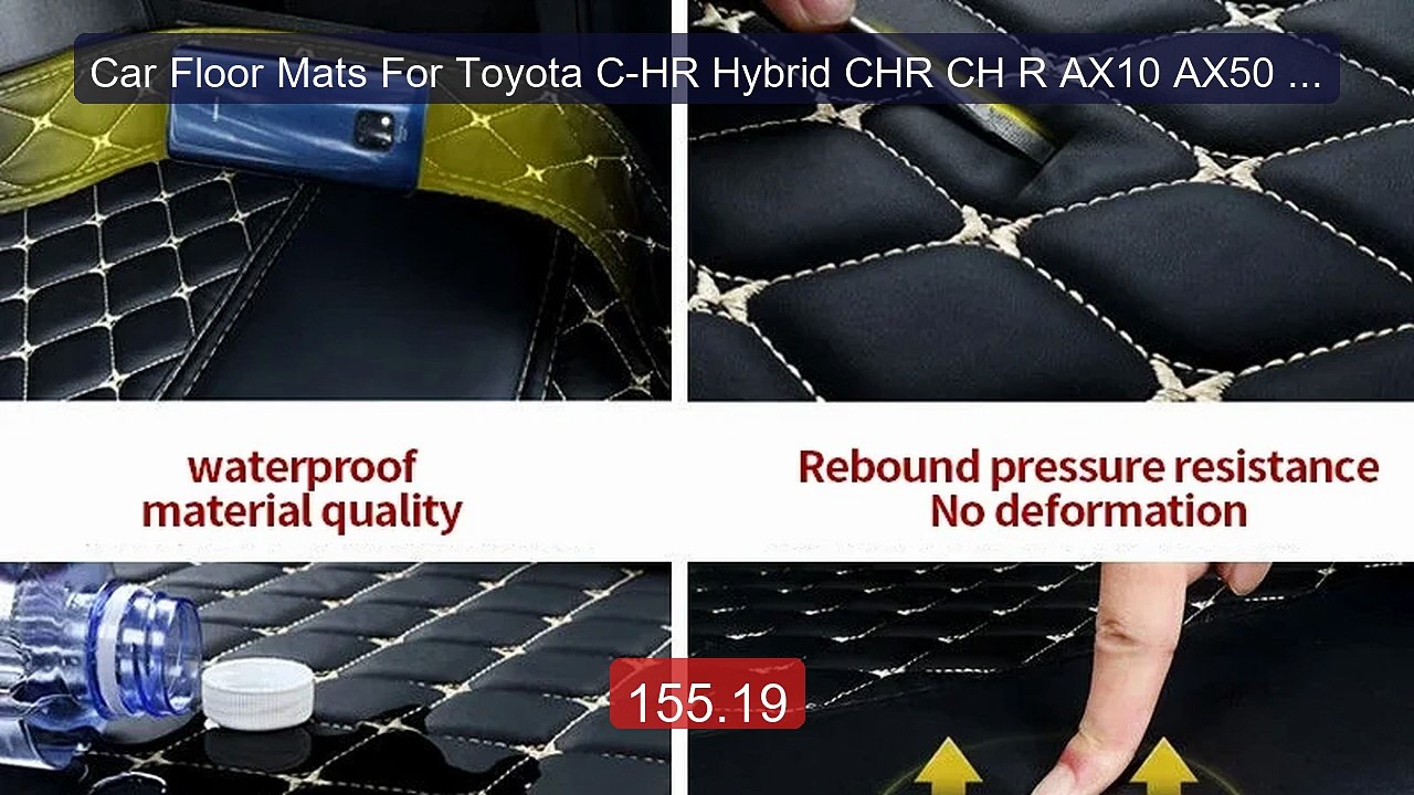 Car Floor Mats For Toyota C-HR Hybrid CHR CH R AX10 AX50 2016~... -- Hot Deal 2026 | Limited Offer!