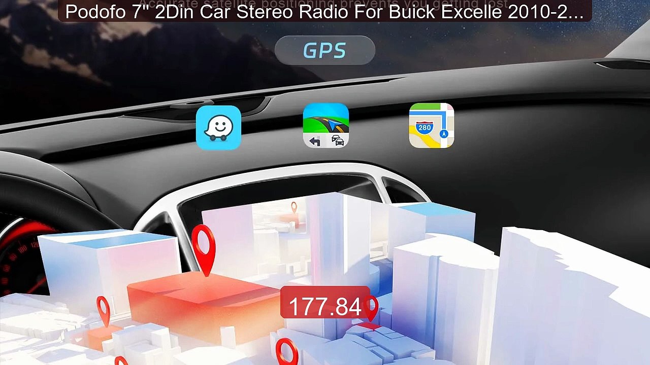 Podofo 7'' 2Din Car Stereo Radio For Buick Excelle 2010-2014/... -- Amazing Value 2026 | Must Have!