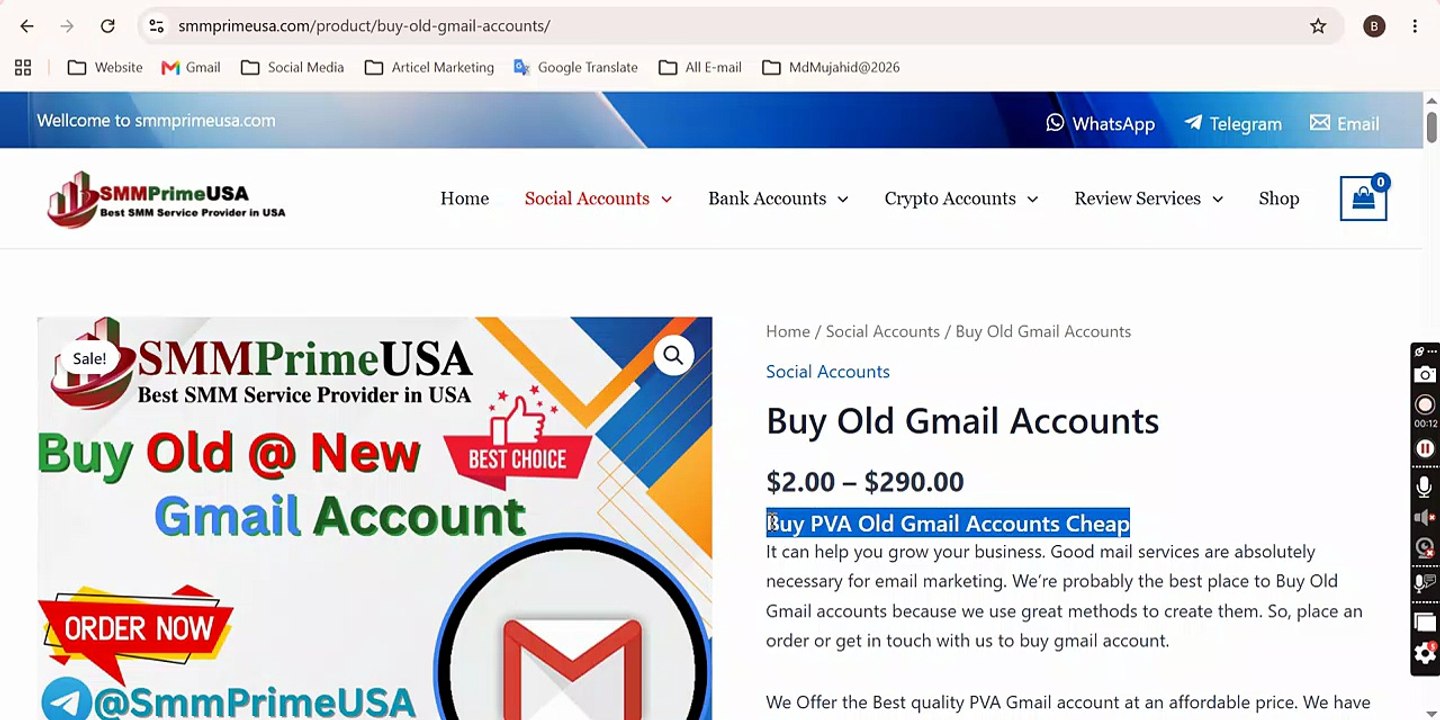 The 5 Most Trusted Websites for Buying Old Gmail Accounts