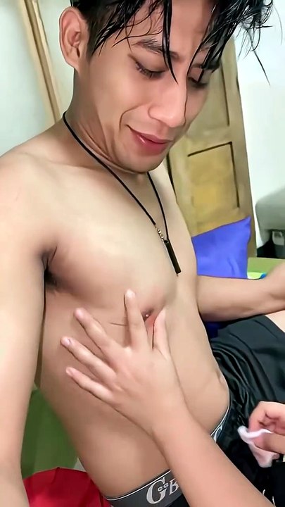 Hasil lukisan di susu mas azam