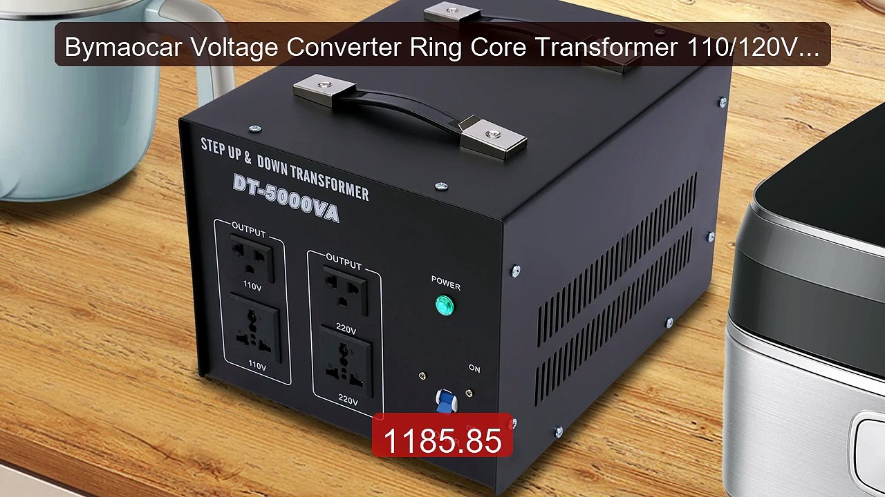 Bymaocar Voltage Converter Ring Core Transformer 110/120V to 2... -- Hot Deal 2026 | Limited Offer!