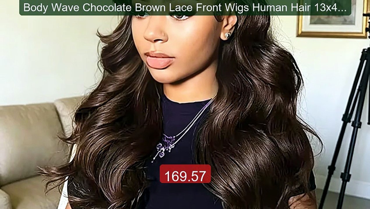 Body Wave Chocolate Brown Lace Front Wigs Human Hair 13x4 13x6... -- Hot Deal 2026 | Limited Offer!