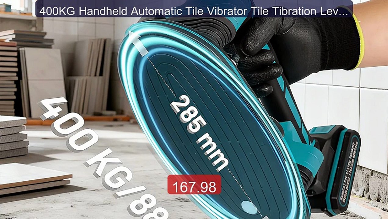 400KG Handheld Automatic Tile Vibrator Tile Tibration Levelin... -- Amazing Value 2026 | Must Have!