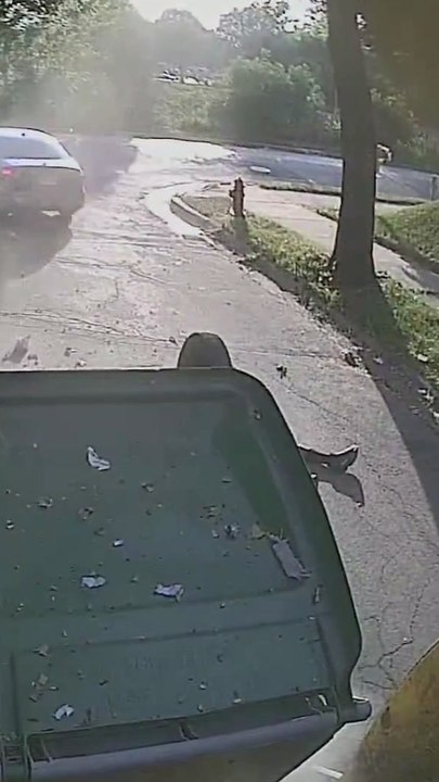 Harrowing moment oxygen canister explodes in ga...