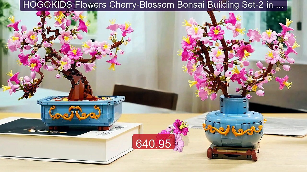 HOGOKIDS Flowers Cherry-Blossom Bonsai Building Set-2 in 1 Artific... -- Best Deal 2026 | Shop Now!