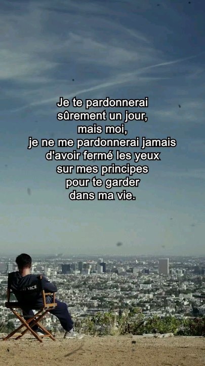 Le pardon...