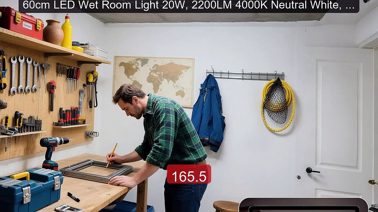 60cm LED Wet Room Light 20W, 2200LM 4000K Neutral White, IP66 ... -- Best Buy 2026 | Great Quality!