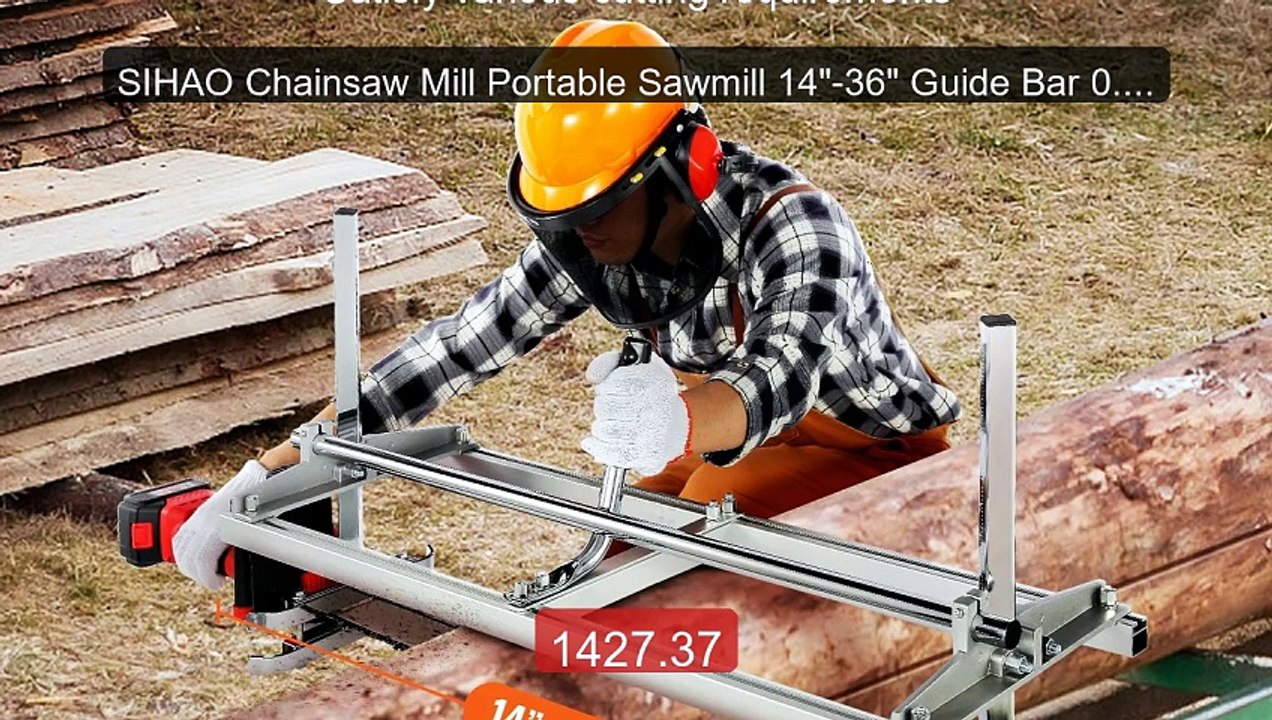 SIHAO Chainsaw Mill Portable Sawmill 14"-36" Guide Bar 0.2"-11... -- Hot Deal 2026 | Limited Offer!