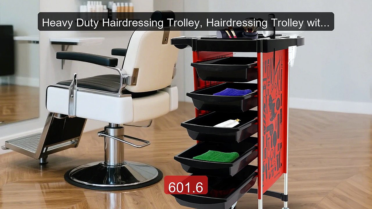 Heavy Duty Hairdressing Trolley, Hairdressing Trolley with 5 P... -- Best Buy 2026 | Great Quality!
