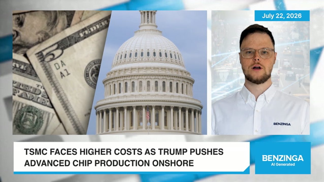 TSMC’s US Costs Rise