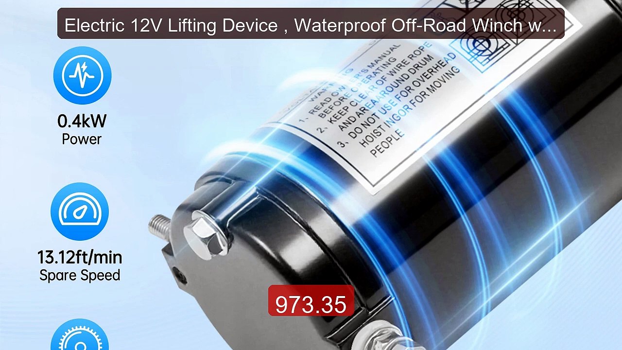 Electric 12V Lifting Device , Waterproof Off-Ro...