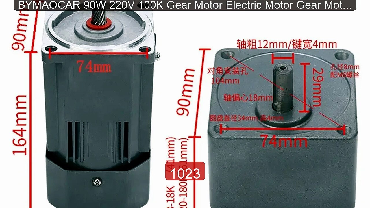 BYMAOCAR 90W 220V 100K Gear Motor Electric Motor Gear Motor W|Gear... -- Best Deal 2026 | Shop Now!