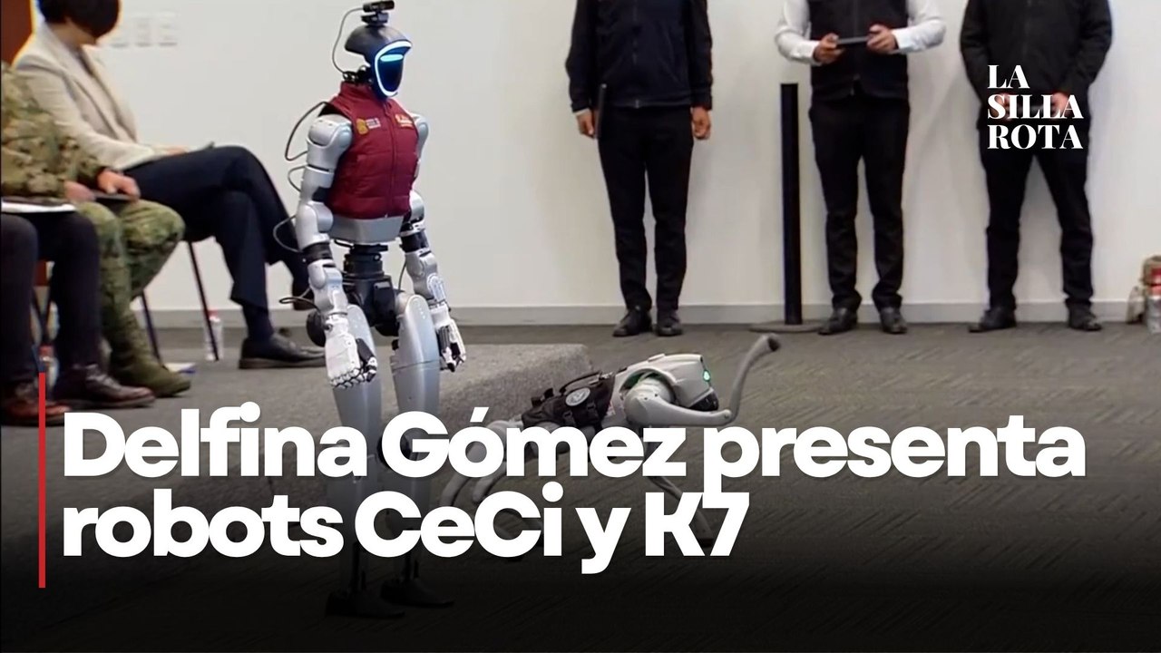 Conoce a CeCi y K7 los nuevos robots del C5 del Estado de México
