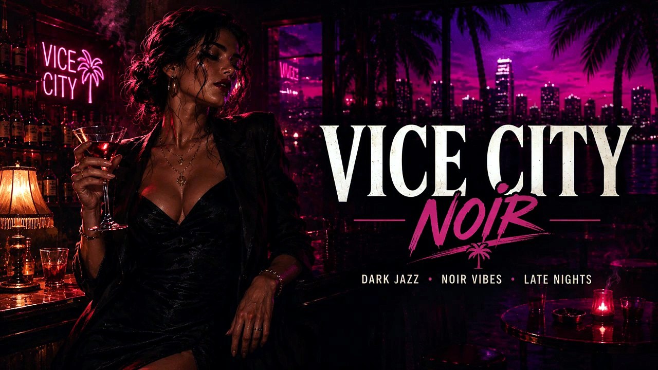 Vice City Noir 🌙 Jazz Noir Sensual nas Ruas Escuras da Cidad