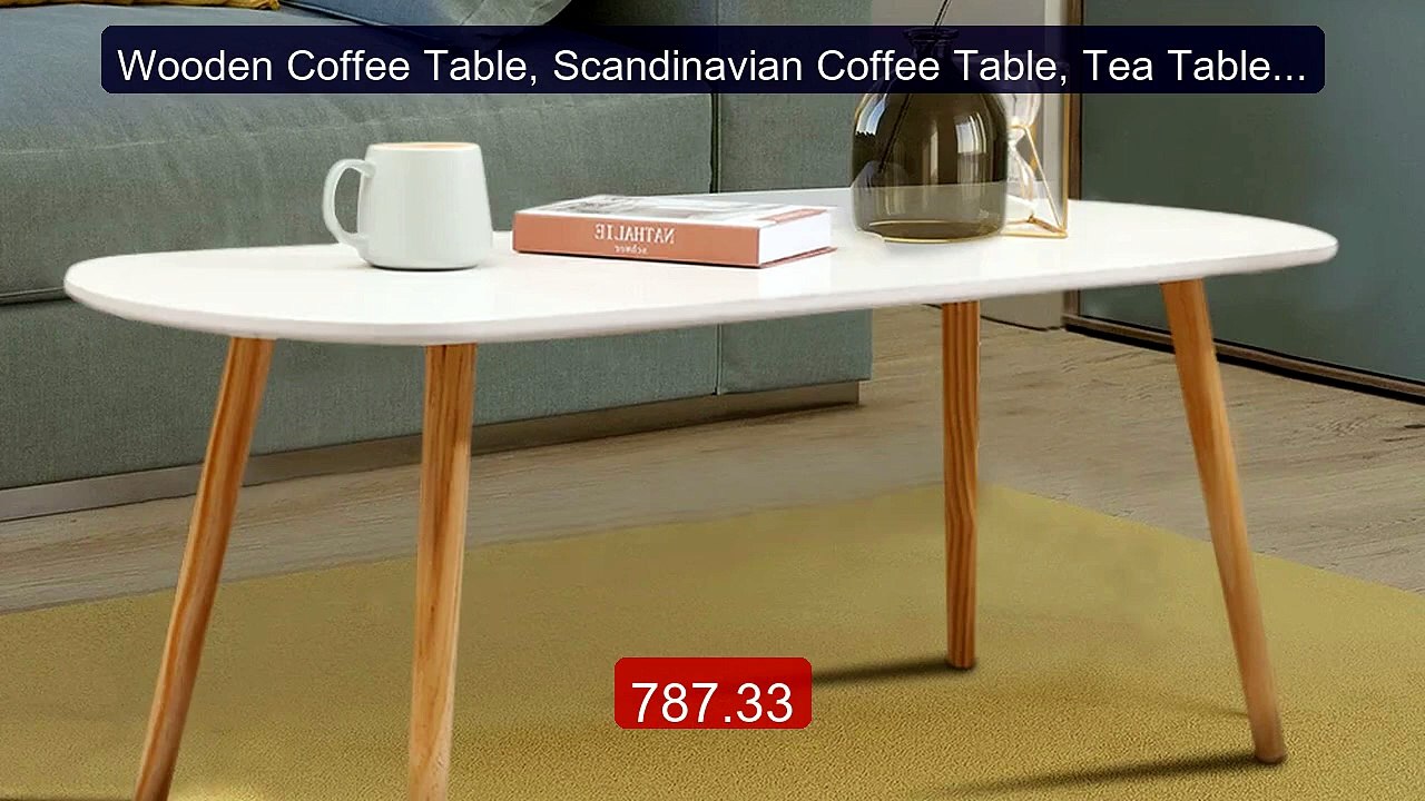 Wooden Coffee Table, Scandinavian Coffee Table, Tea Table, Sid... -- Best Buy 2026 | Great Quality!
