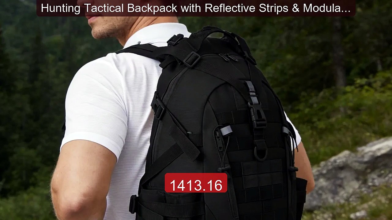 Hunting Tactical Backpack with Reflective Strips & Modular Loading... -- Best Deal 2026 | Shop Now!