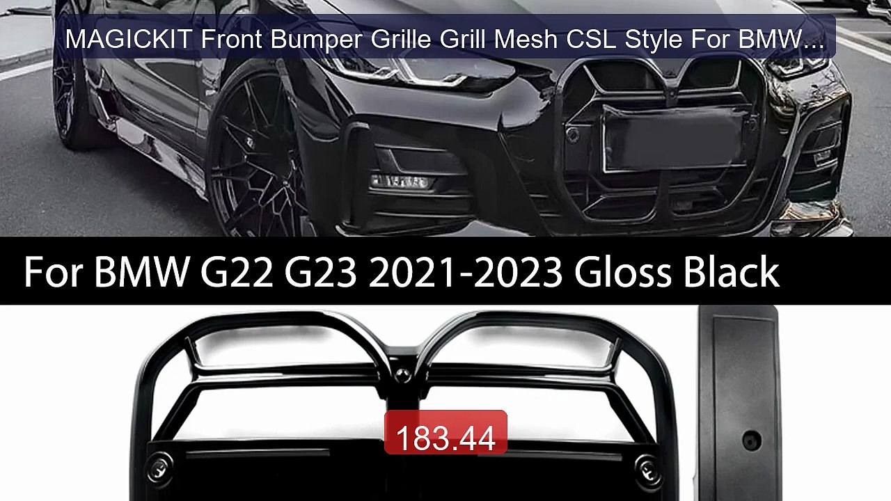 MAGICKIT Front Bumper Grille Grill Mesh CSL Style For BMW 4 Series ... -- Top Rated 2026 | Buy Now!