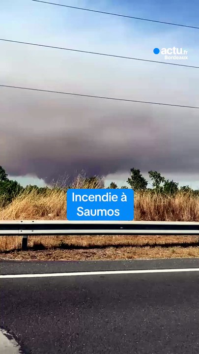 Incendie à Saumos