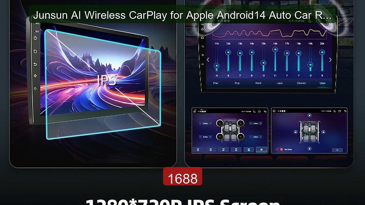 Junsun AI Wireless CarPlay for Apple Android14 Auto Car Radio for ... -- Best Deal 2026 | Shop Now!