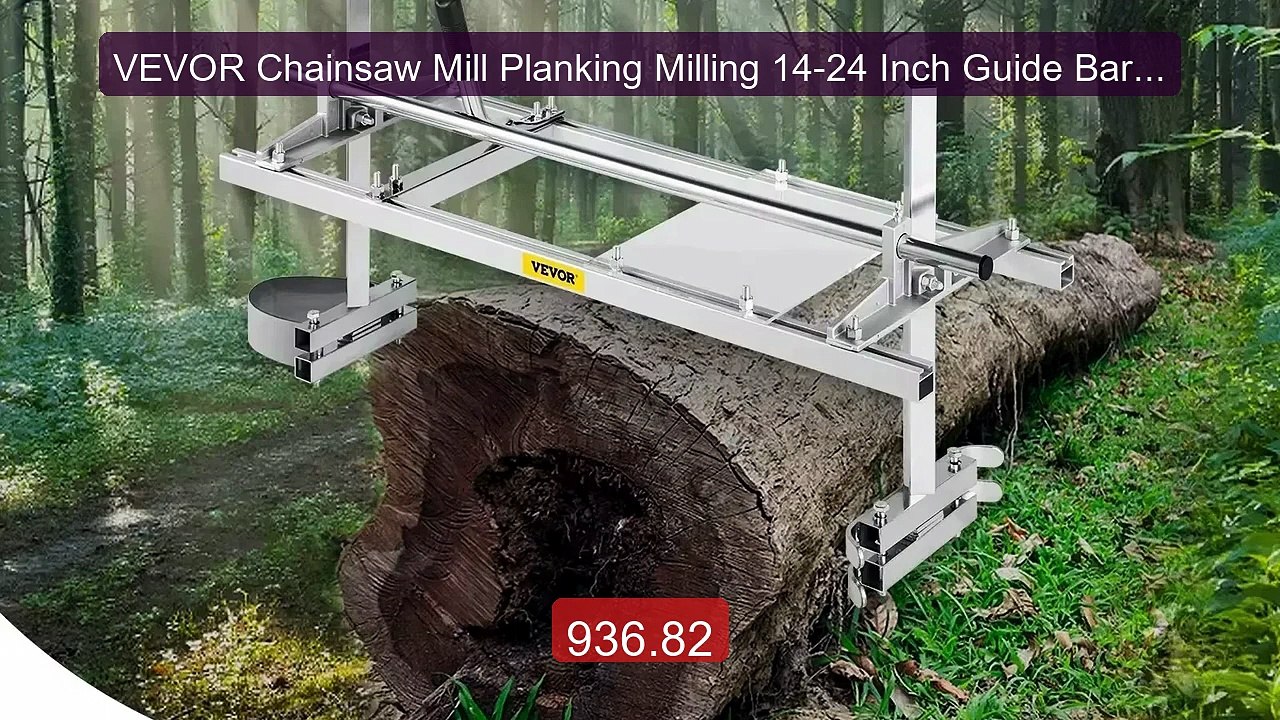 VEVOR Chainsaw Mill Planking Milling 14-24 Inch Guide Bar Wood Lumb... -- Top Rated 2026 | Buy Now!