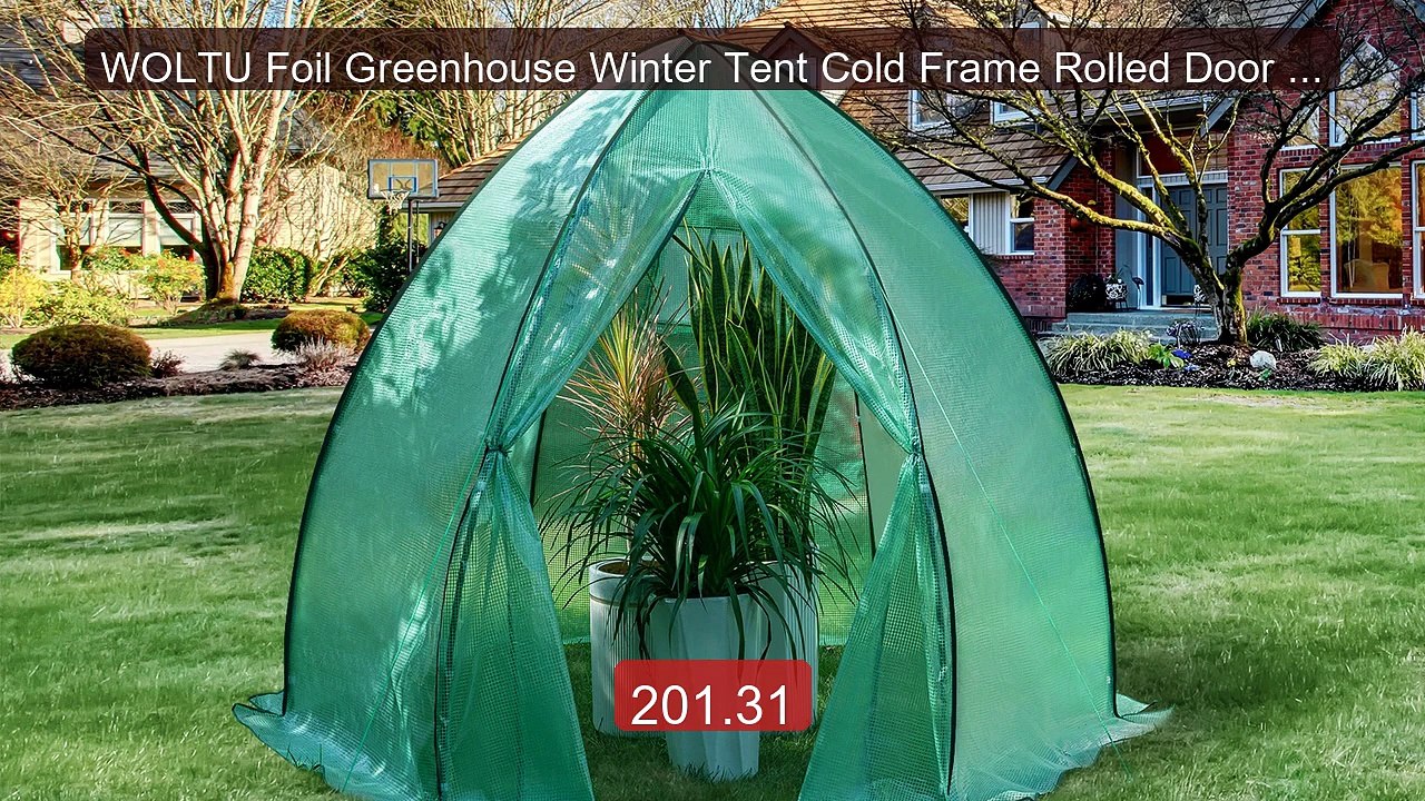 WOLTU Foil Greenhouse Winter Tent Cold Frame Rolled Door with Zip M... -- Top Rated 2026 | Buy Now!