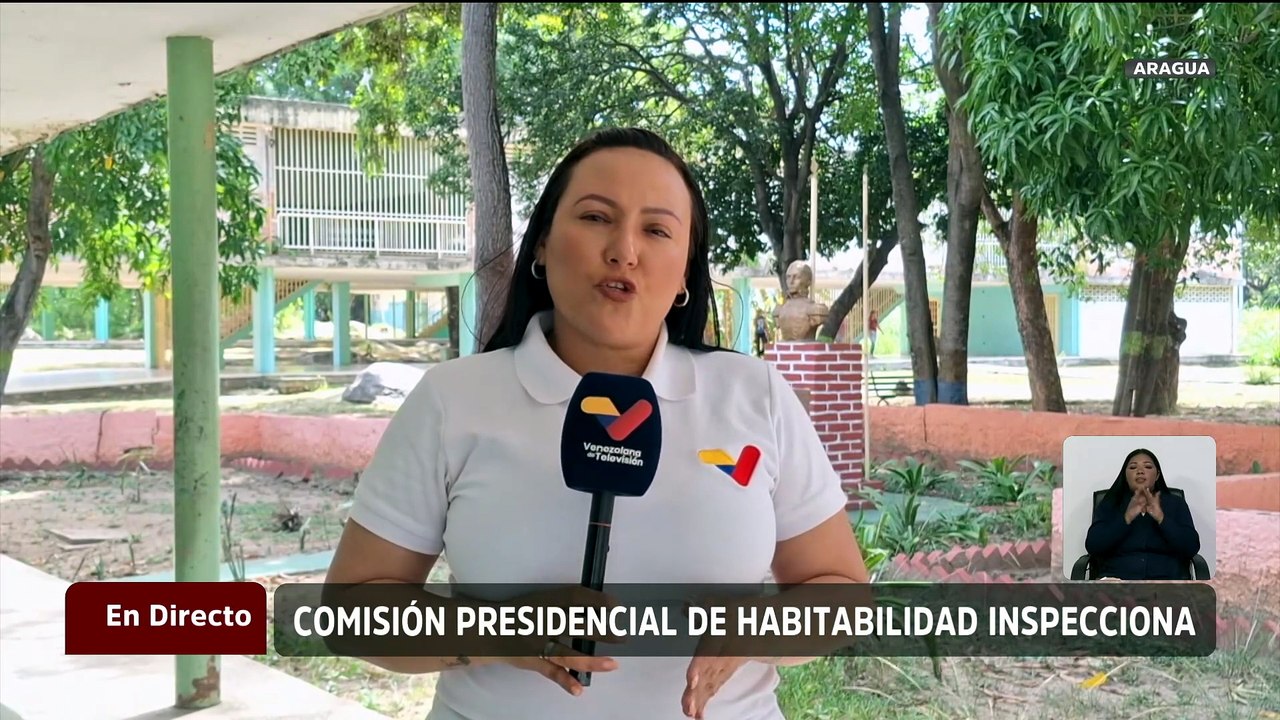 Aragua | Comisión Presidencial de Habitabilidad inspecciona la I.E.N. José María Carreño