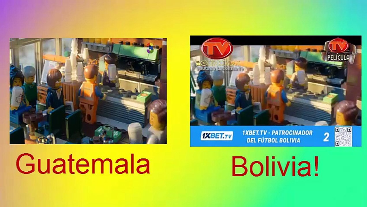 La Gran Aventura Lego todo es Increible emisiones en Guatemala y Bolivia